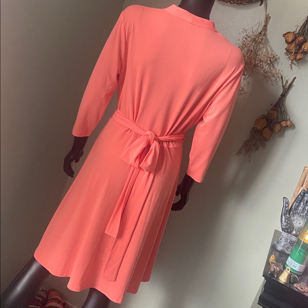 ANTONIO MELANI Vibrant Coral Dress - Picture 9 of 13
